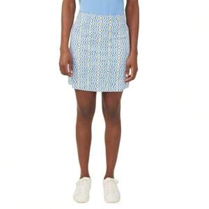 J. McLaughlin Briana Skort XS Blue Yellow